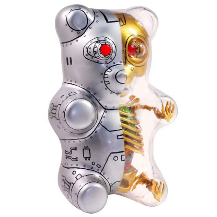 Gummi Bear Anatomy Puzzle Toy - Terminator by Jason Freeny