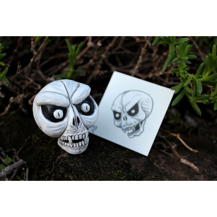 Skull Tattoos - Scary Skull - Custom by Double Haunt