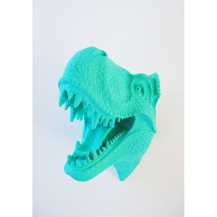 The Crowley - Turquoise by White Faux Taxidermy