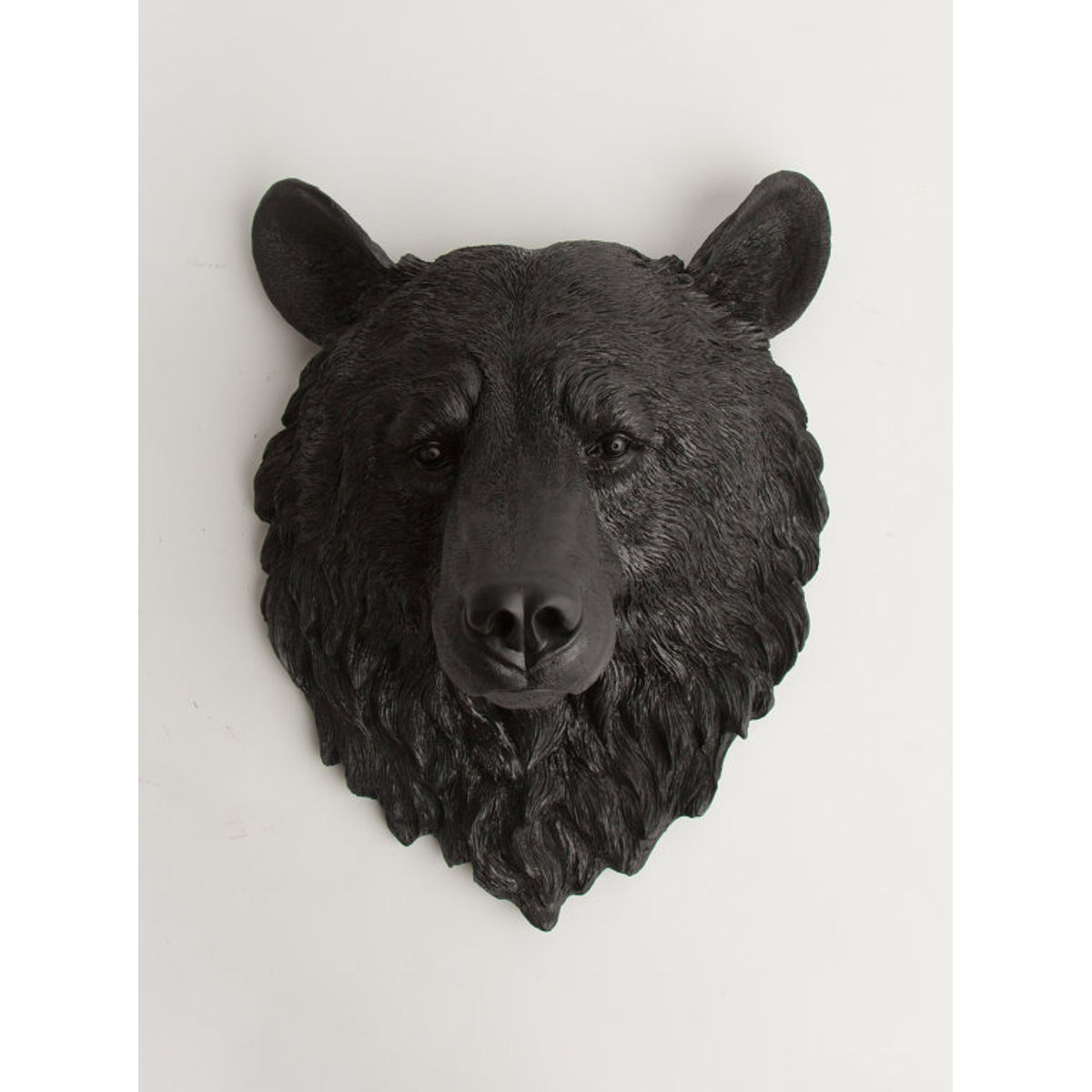 The Nordi - Black Resin Bear Head- Resin Black Faux Taxidermy- Chic & Trendy