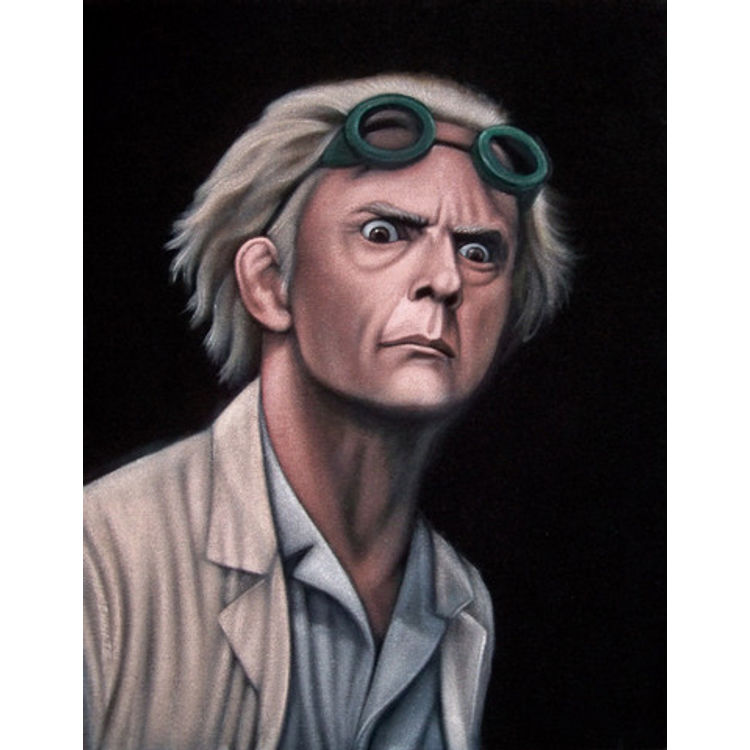 Doctor Emmett Brown by Bruce White