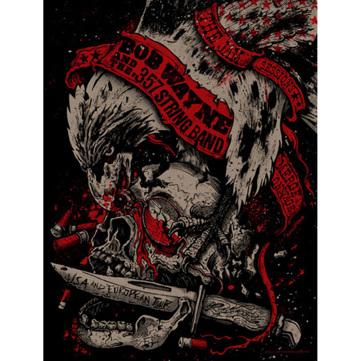 Bob Wayne & .357 String Band - Tour Poster