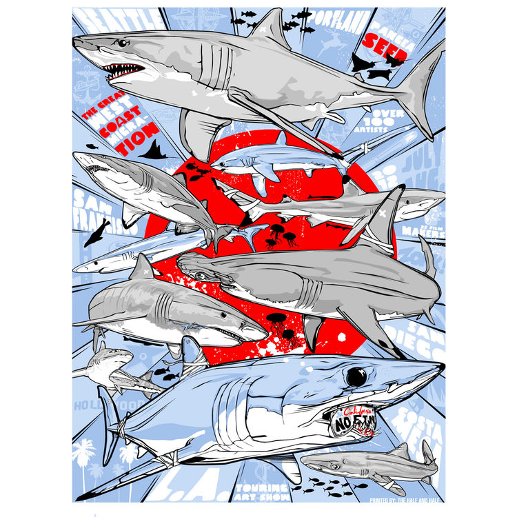 The West Coast Migration Road Tour Print by Danny Miller