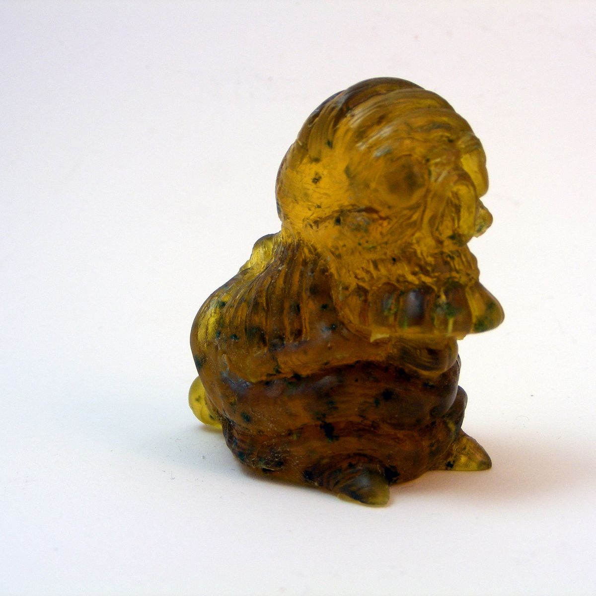 Skelechub Mini - Translucent Yellow with Green Clots