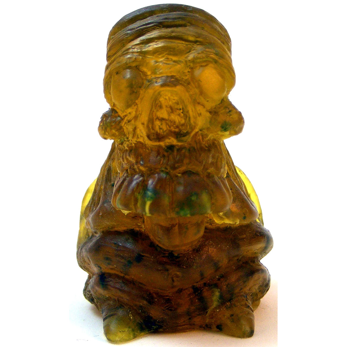 Skelechub Mini - Translucent Yellow with Green Clots