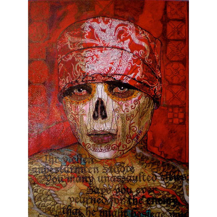Double Barrel Shotgun Sugar Skull II by George Yepes