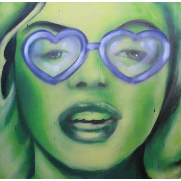 Marilyn Hearts by Jules Muck