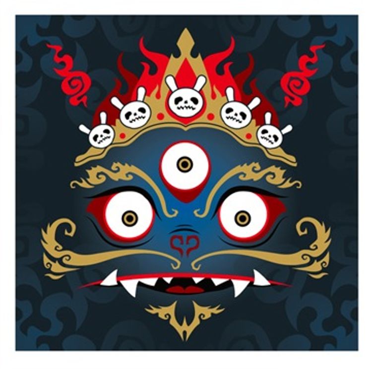 Mahākāla Prints - protection edition by Andrew Bell