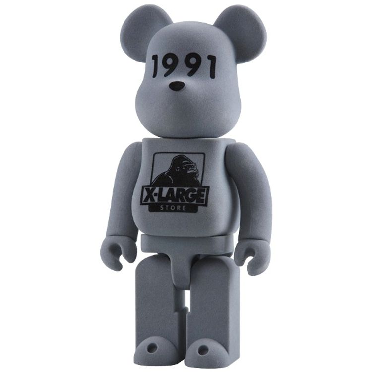 1991 X-Large Be@rbrick - Grey 400% by X-Large