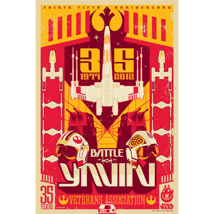 The Battle of Yavin by Mark Daniels