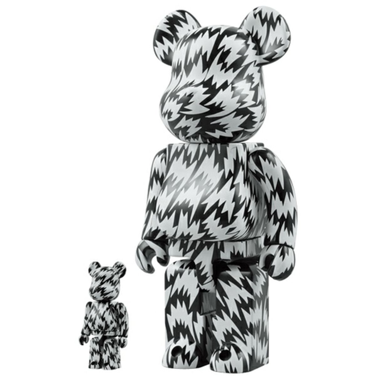 Eley Kishimoto (Black & White) - 100% & 400% Set Be@rbrick