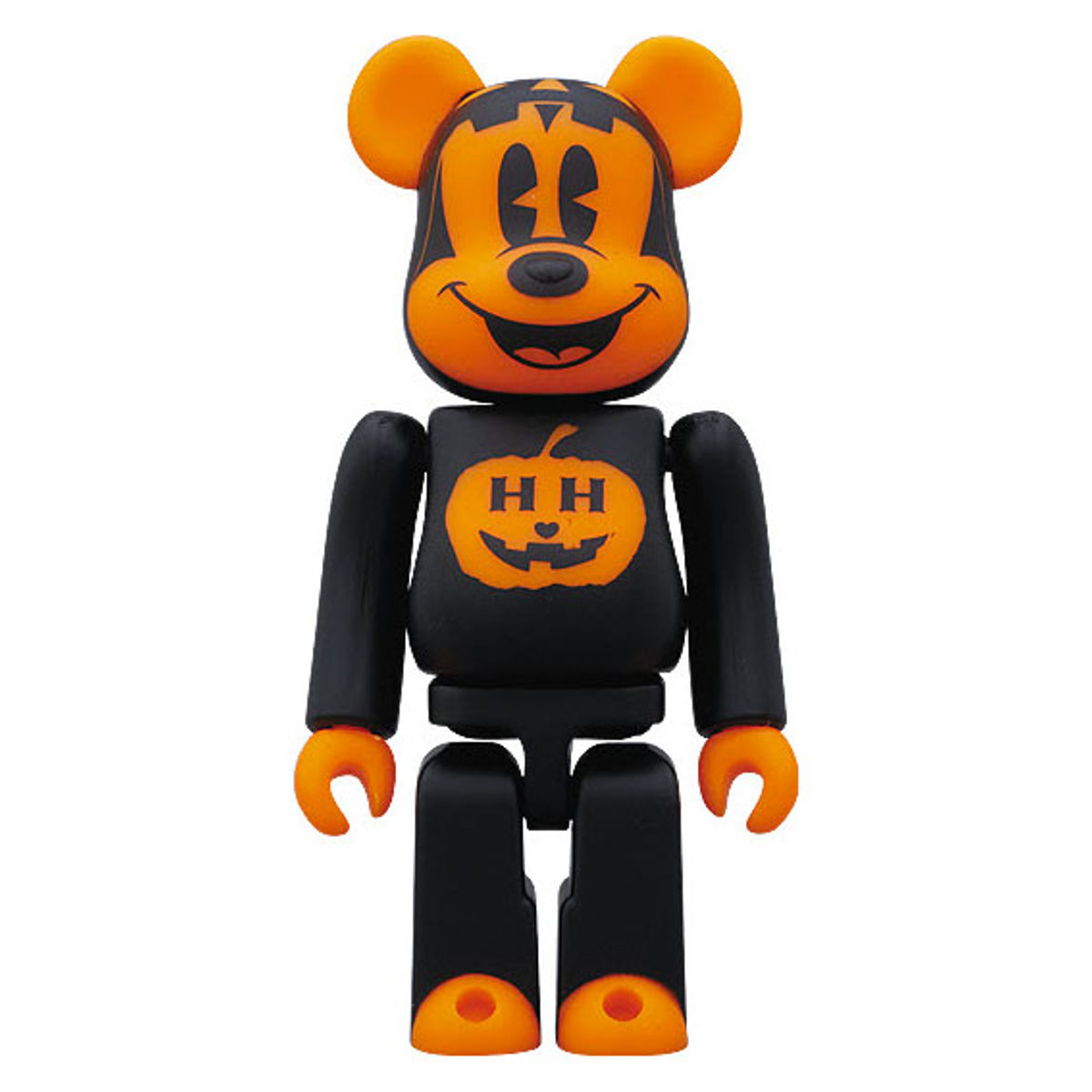 BABBI ♥ 100% Be@rbrick - Halloween (Mickey Mouse - Orange)