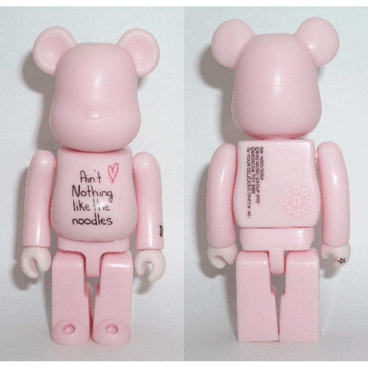 Noodles - Cream Pink 100% Be@rbrick