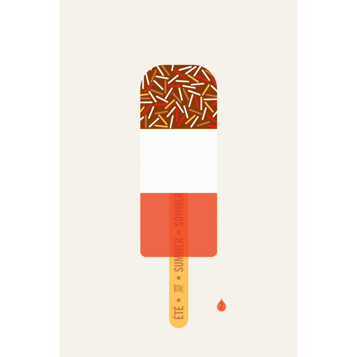 Fab Ice Lolly Art Print - No.2