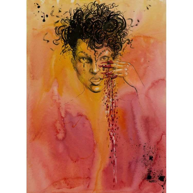 Portrait of Amanda Palmer by Molly Crabapple