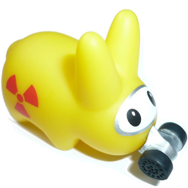 Happy Labbit Atomic Chase by Frank Kozik