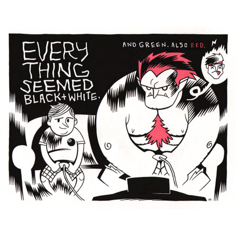 Everything Seemed Black & White by Dan Hipp