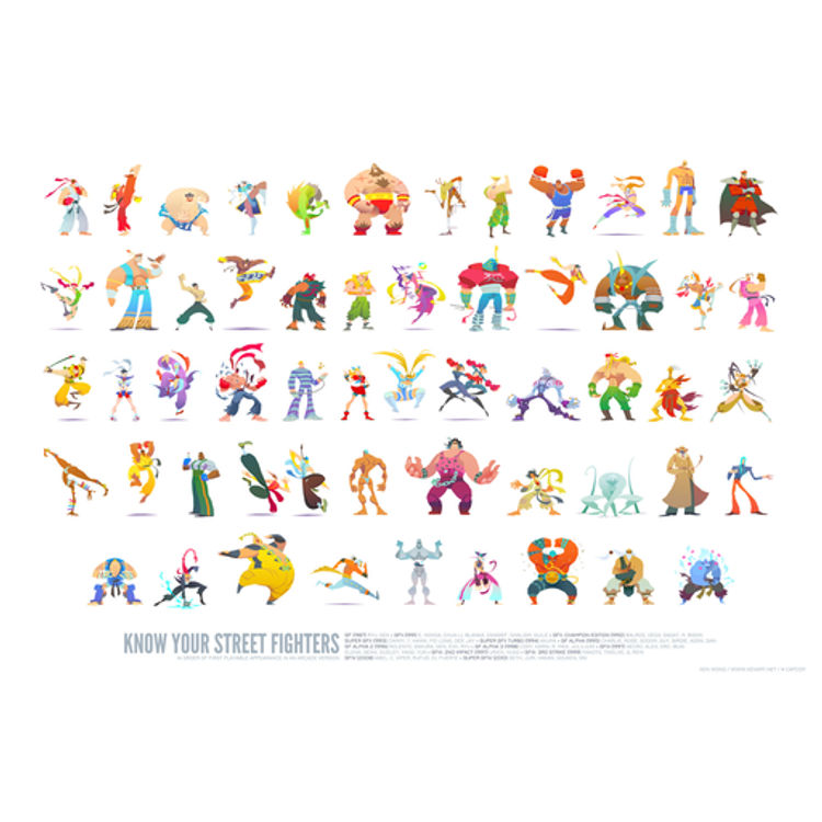 Know Your Street Fighters by Ken Wong