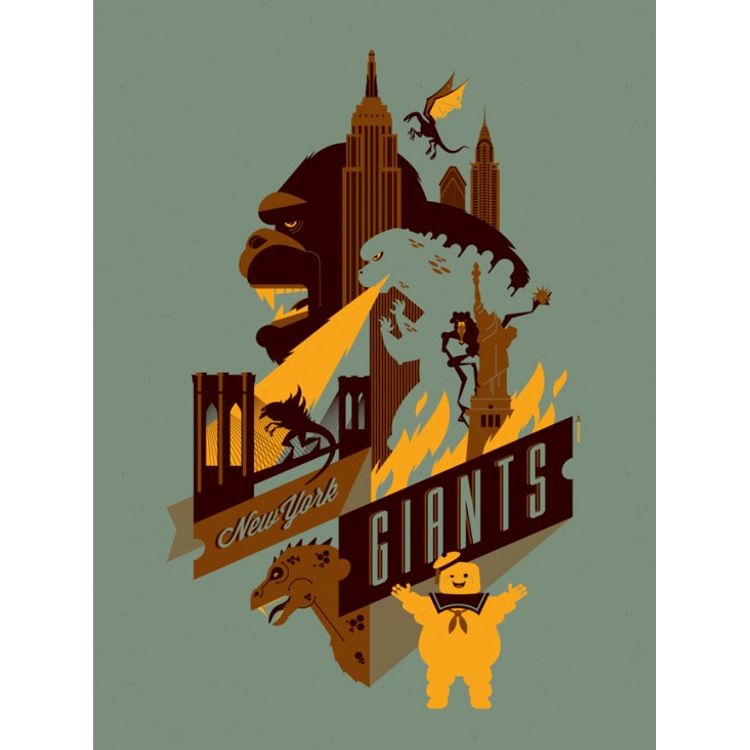 New York Giants by Tom Whalen
