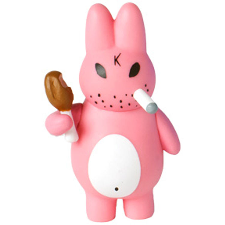 Labbit - Pink Fried Chicken by Frank Kozik