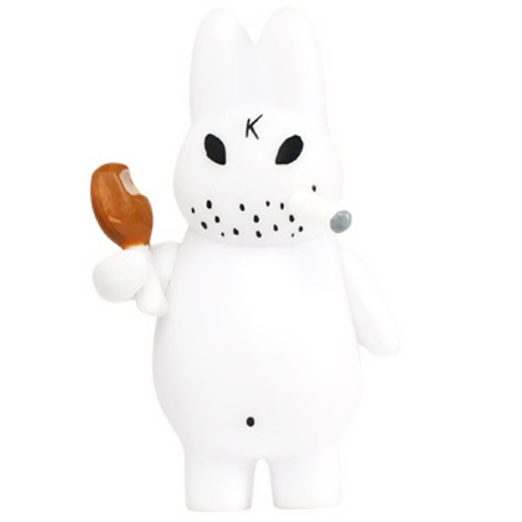 Labbit - White Fried Chicken by Frank Kozik