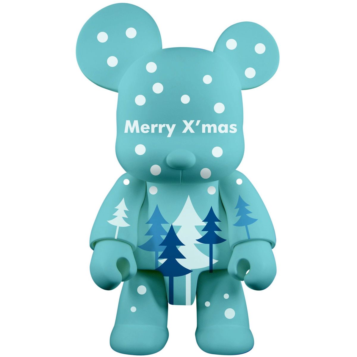 Merry X'Mas Bear Qee - Blue
