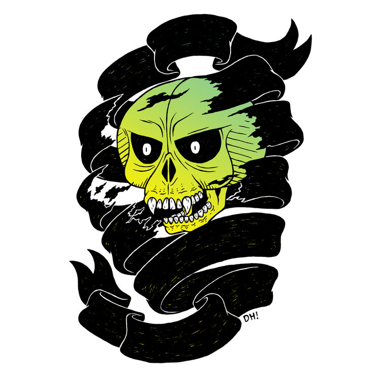 Bandaged Skull by Double Haunt