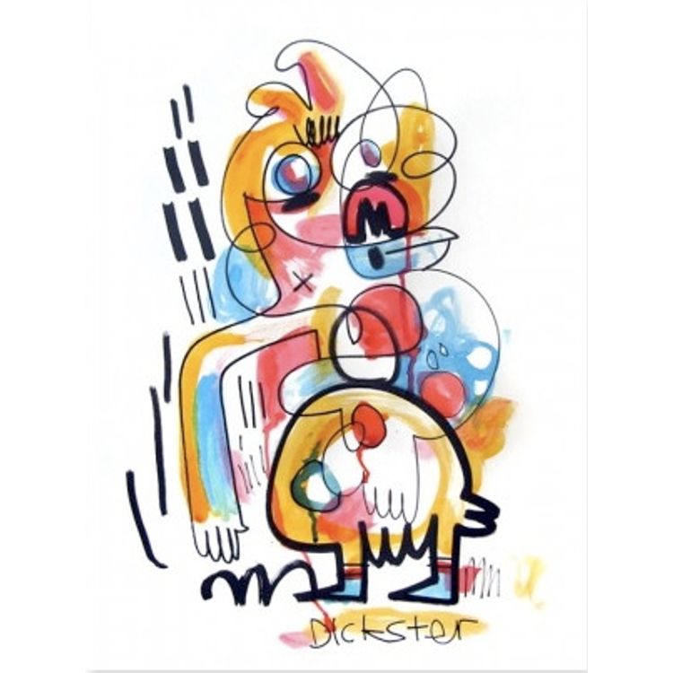 Dickster by Jon Burgerman