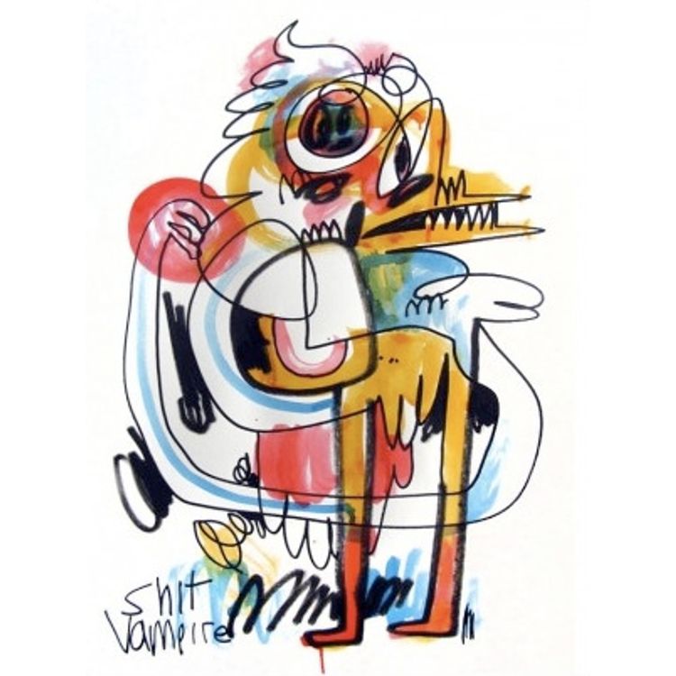 Shit Vampire by Jon Burgerman