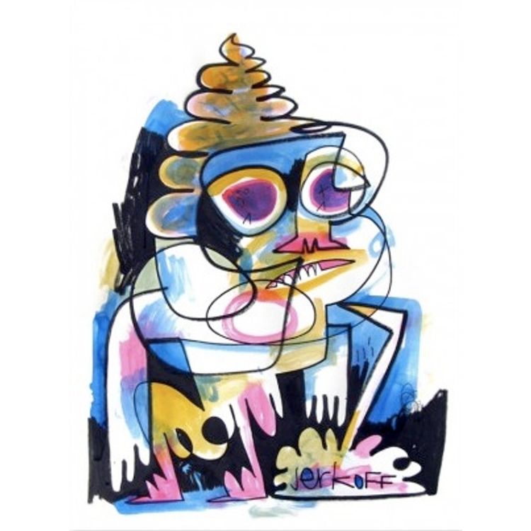 Jerkoff by Jon Burgerman