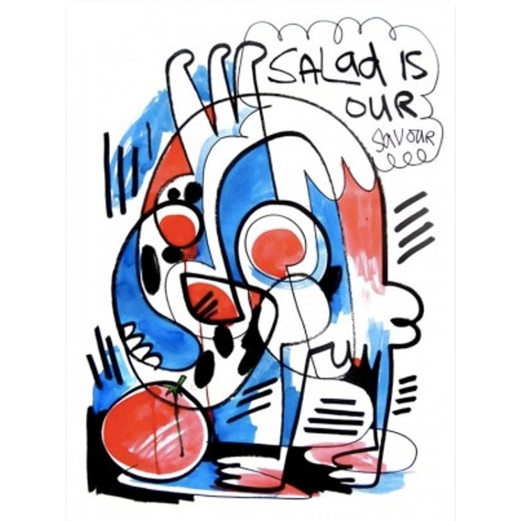 Salad is our Savour by Jon Burgerman
