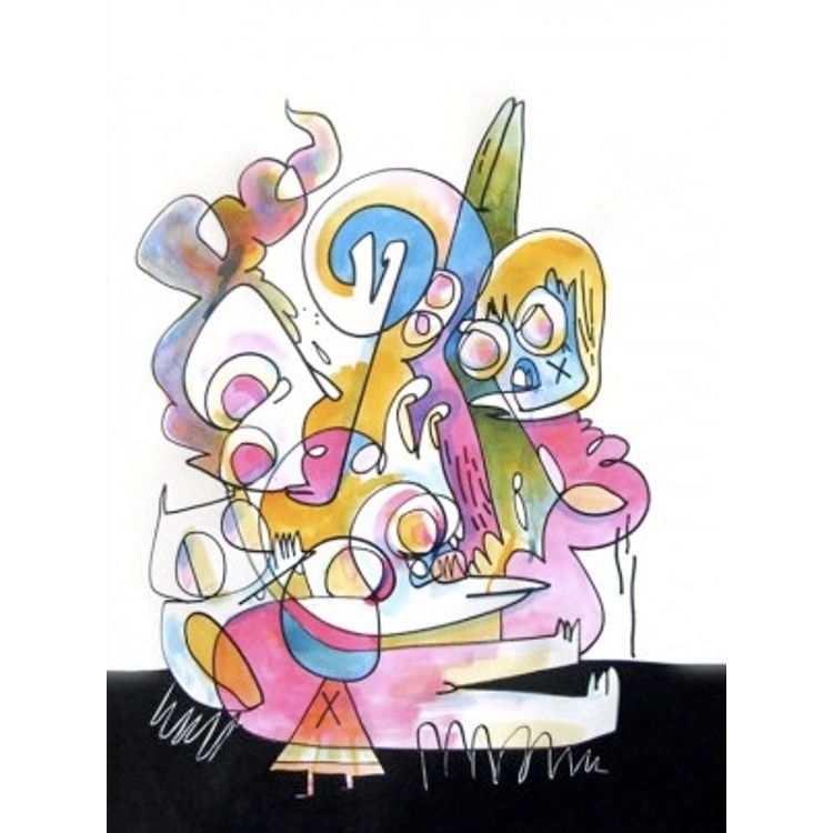 A Whole Heap of Trouble 2 by Jon Burgerman