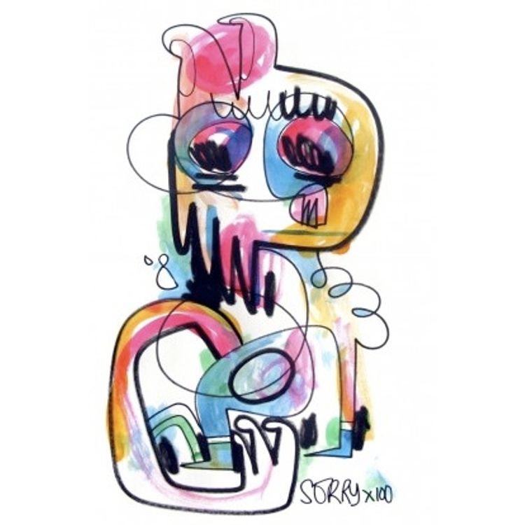 Sorry x100 by Jon Burgerman