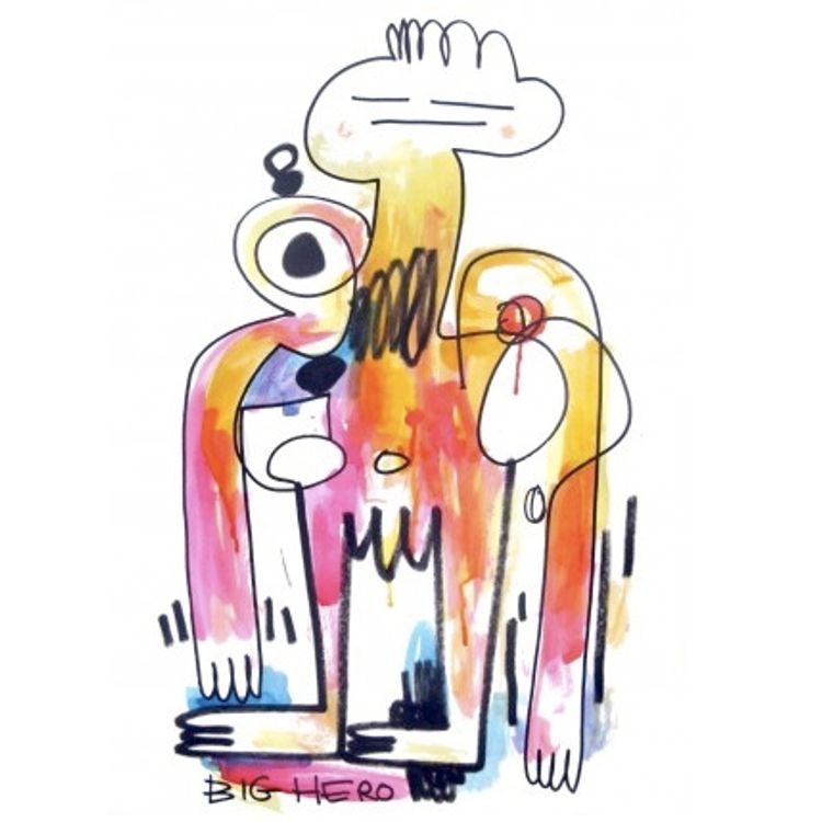 Big Hero by Jon Burgerman