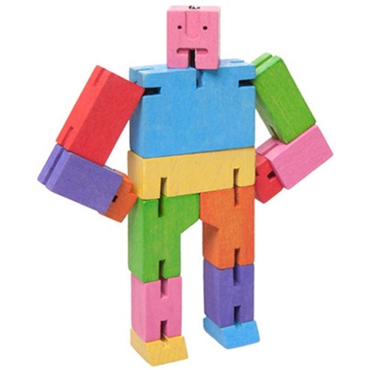 Micro Cubebot - Rainbow by David Weeks