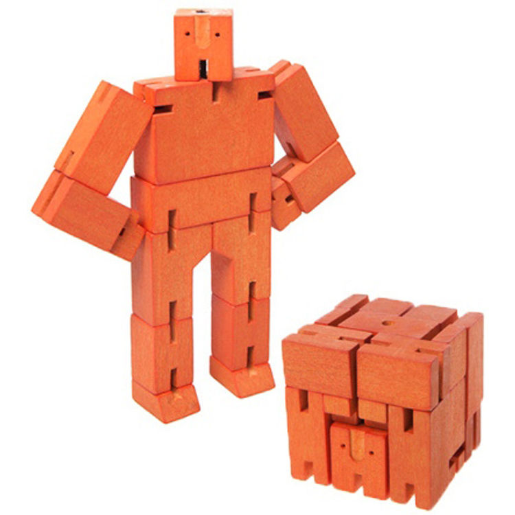 Micro Cubebot - Orange by David Weeks