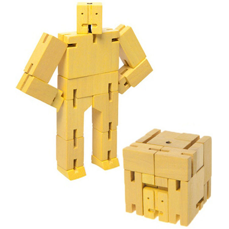 Micro Cubebot - Yellow by David Weeks