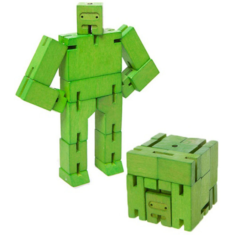 Micro Cubebot - Green by David Weeks
