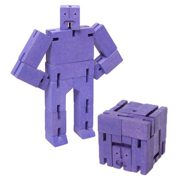 Micro Cubebot - Purple by David Weeks