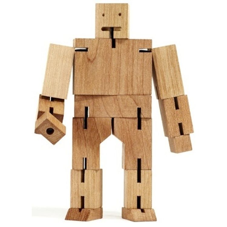 Cubebot - Wood by David Weeks
