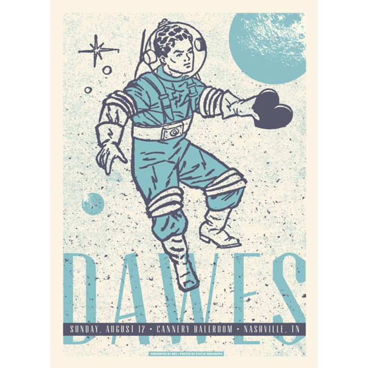Dawes - Nashville TN 2012 by Status Serigraph (Justin Helton)