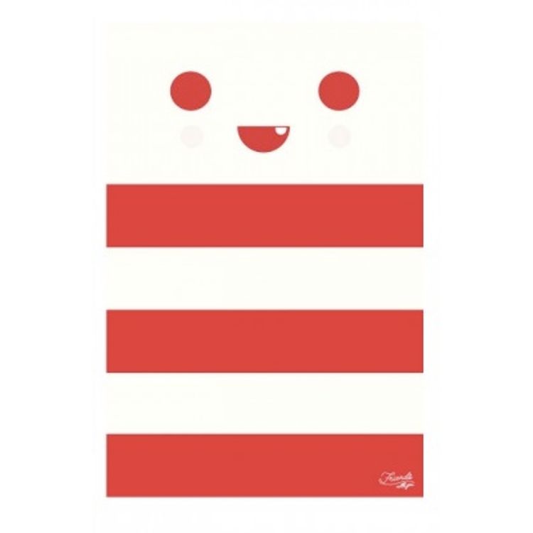 Red Stripe by Friends With You