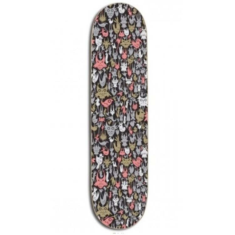 Peleda Skateboard (Black) by Nathan Jurevicius