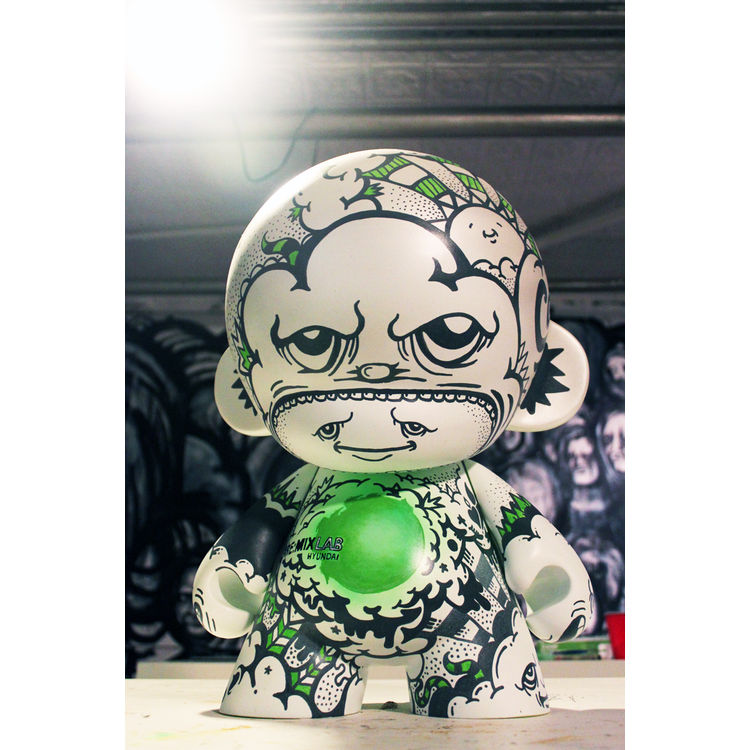 Mega Munny for Re:mixLab Hyundai by JC Rivera