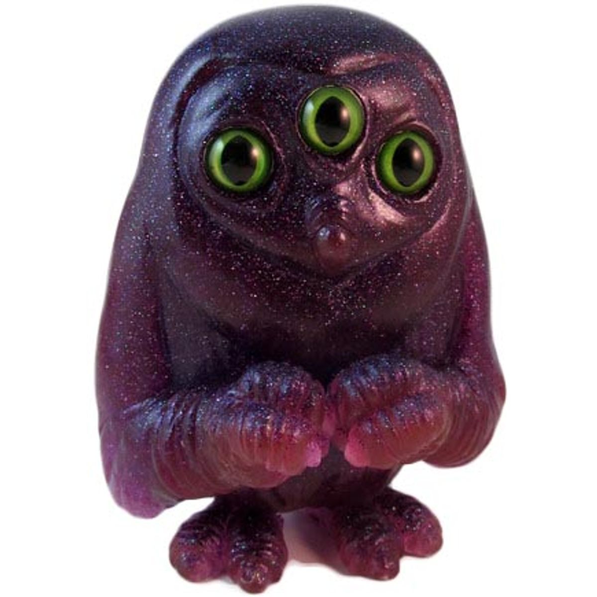 the scowl - dark purple glitter