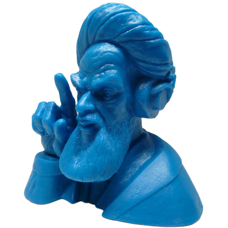 DJ Aya-Holla - Blue by Frank Kozik