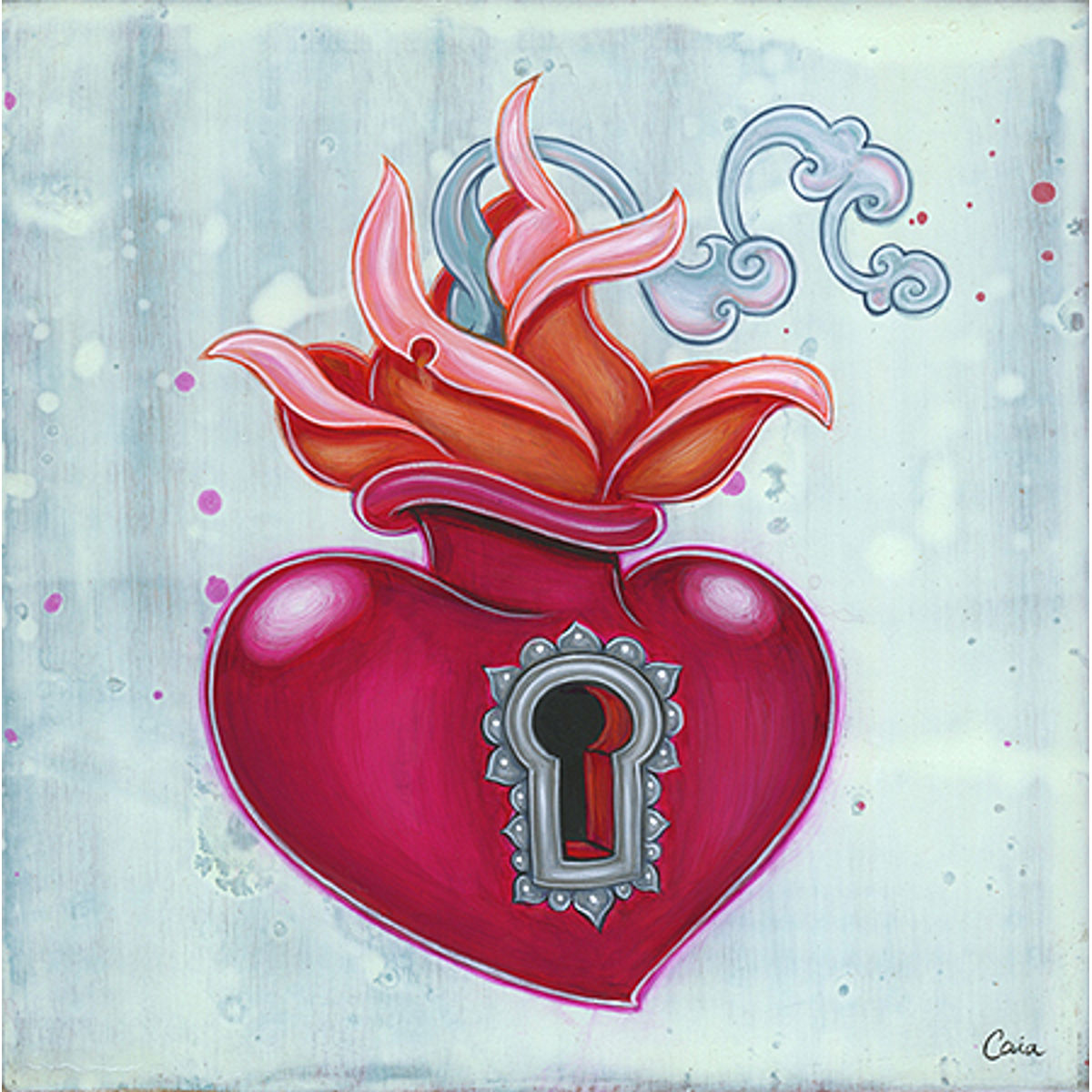 Sacred Keyhole Heart