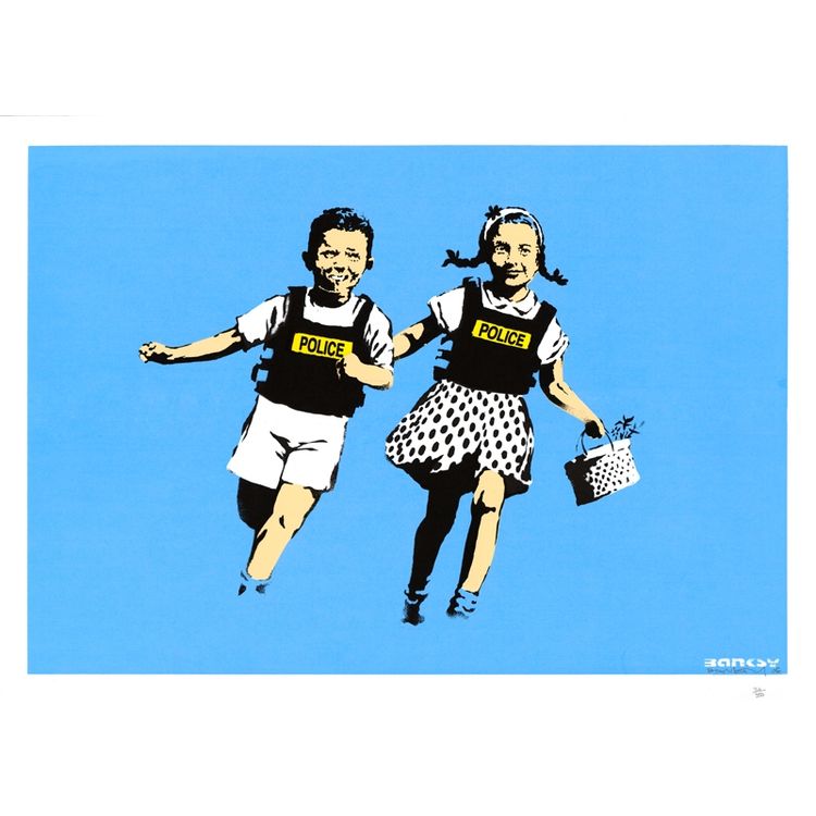 Police Kids by Banksy