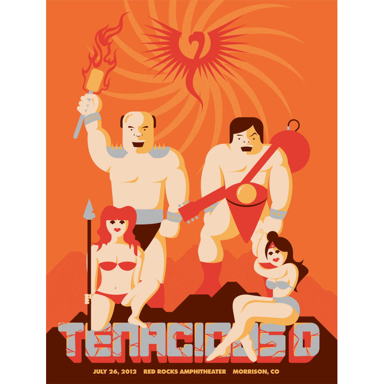 Tenacious D - Morrison, CO 2012 by Mike Davis