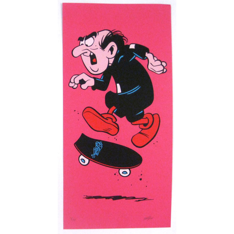 Toddities Gargamel - Razzleberry Variant by Todd Bratrud